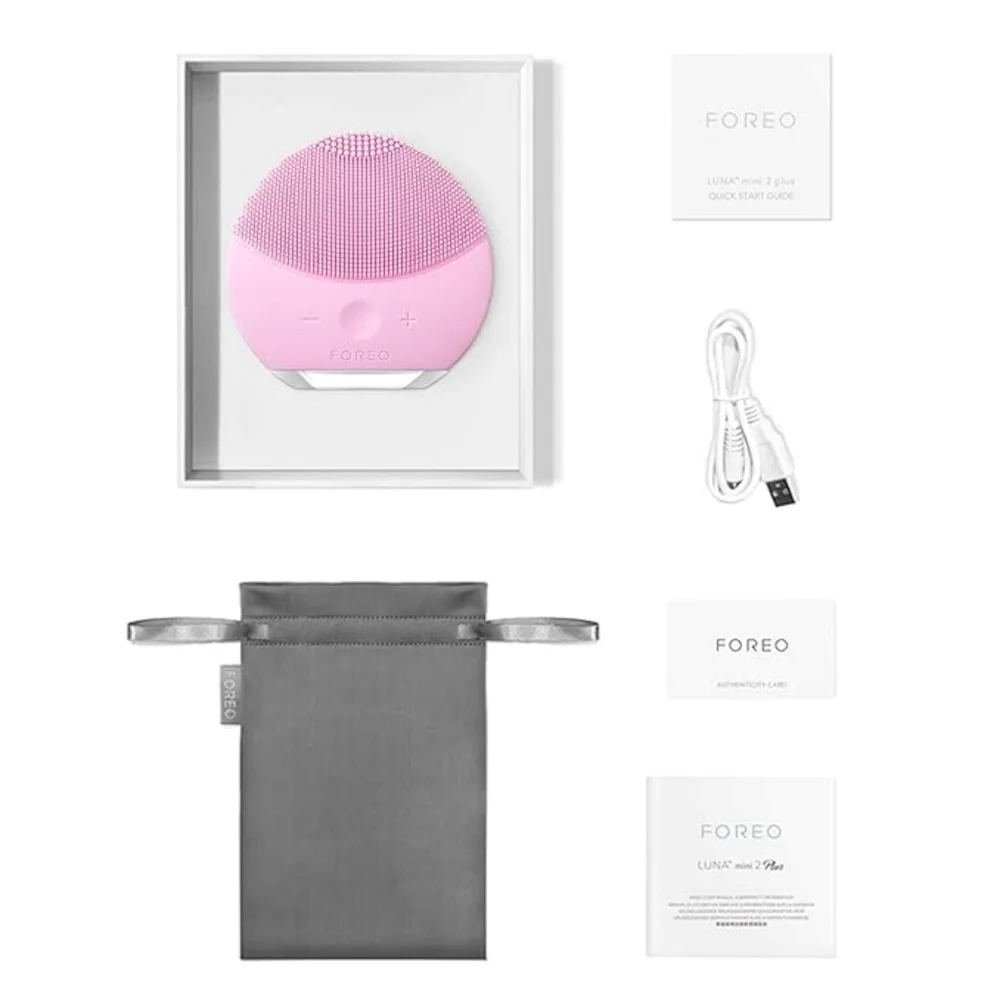 FOREO Pink Silicone Cleansing Device Battery Powered